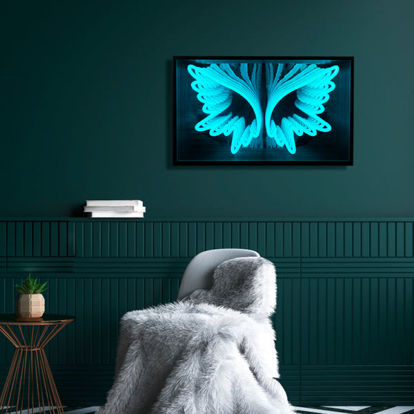 Angel Wings 3D Infinity LED Neon Sign
