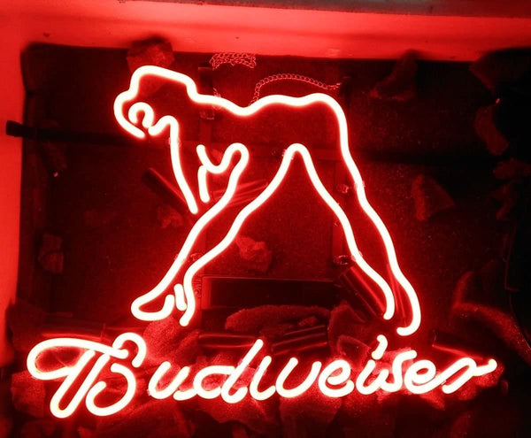 Budweiser Girl Neon Sign