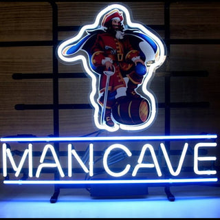 Captain Morgan Man Cave Rum Pirate Neon Sign