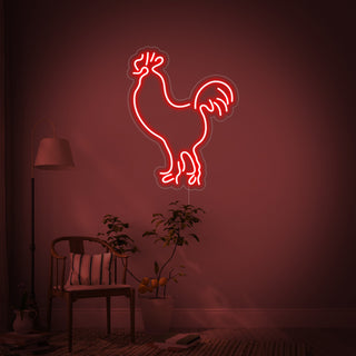 Cock Chicken Neon Sign