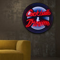 Cocktails Dreams 3D Infinity LED Neon Sign