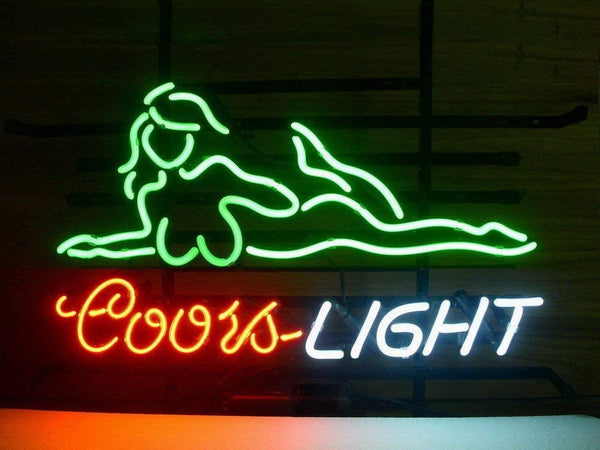 Coors Nude Girl Neon Sign