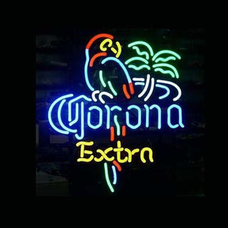 Corona Extra Parrot Beer Neon Sign