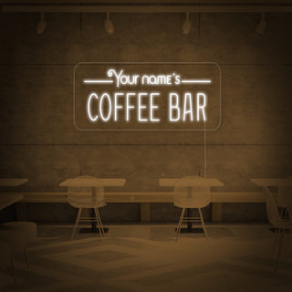 Custom Coffee Bar Neon Sign