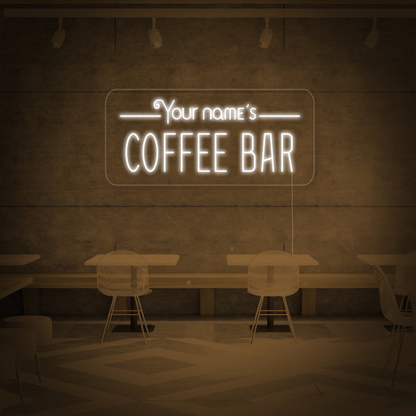 Custom Coffee Bar Neon Sign