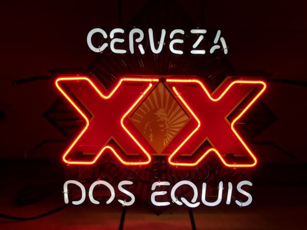 DOS Equis Imported Neon Sign