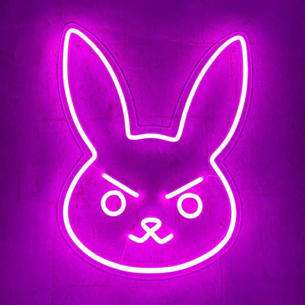 D.Va Bunny Neon Sign