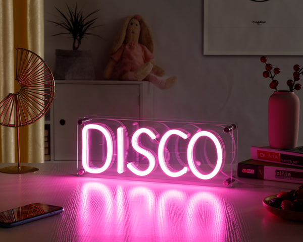 Disco Desk LED Neon Sign