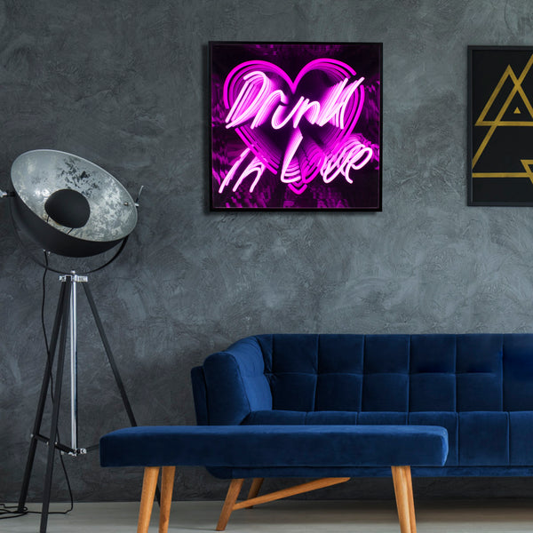 Drunk In Love 3D Infinity LED Neon Sign