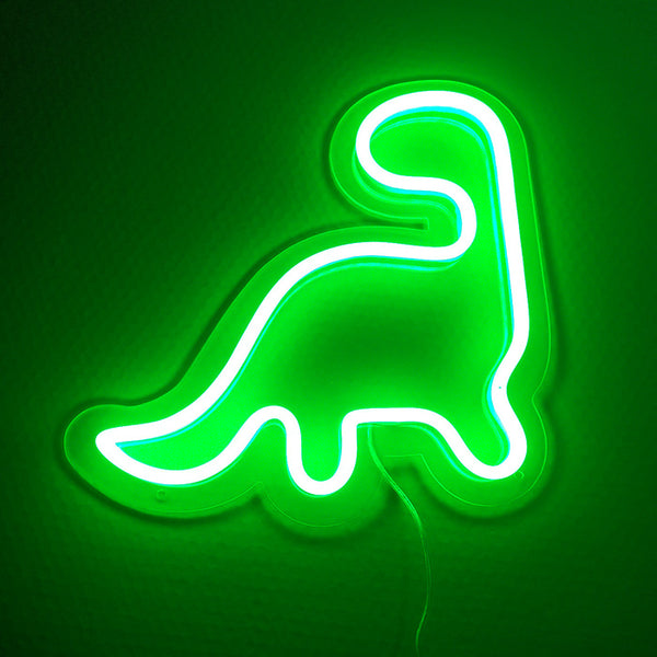 Element Symbol Dinosaurs Neon Sign