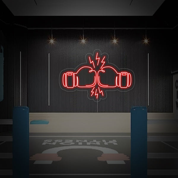 Fighting Boxing Neon Sign