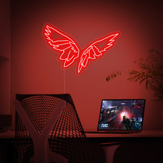 Fortnite Wings Neon Sign