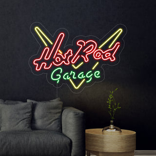 GARAGE HOT ROD Neon Sign