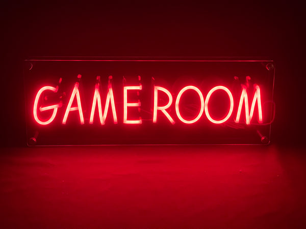 Game Room Desk LED Neon Sign