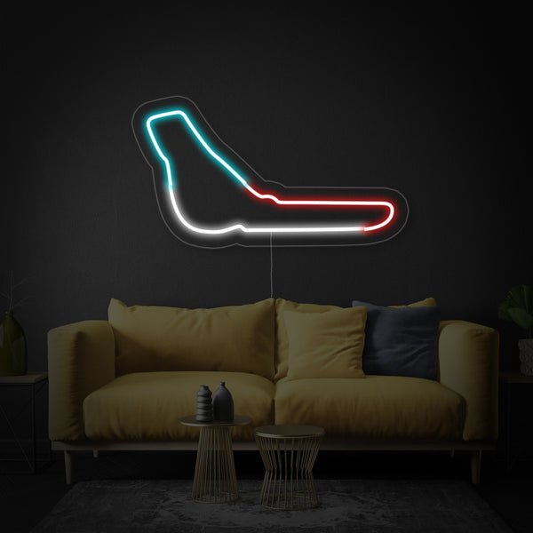 Italy Monza F1 Track Neon Sign