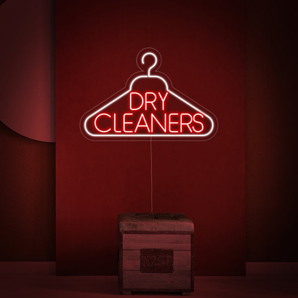 Laundry Dry Cleaners Neon Sign
