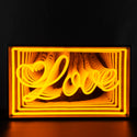 Love 3D Infinity LED Neon Sign