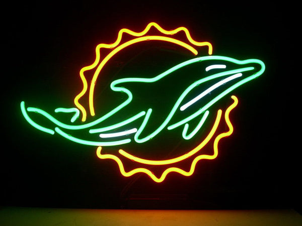 Miami Dolphin Beer Neon Sign
