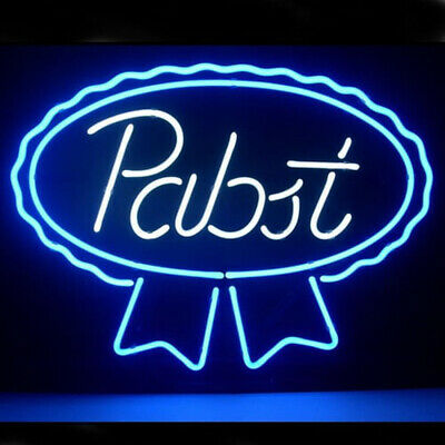 New Pabst Blue Ribbon Lager Ale Neon Sign
