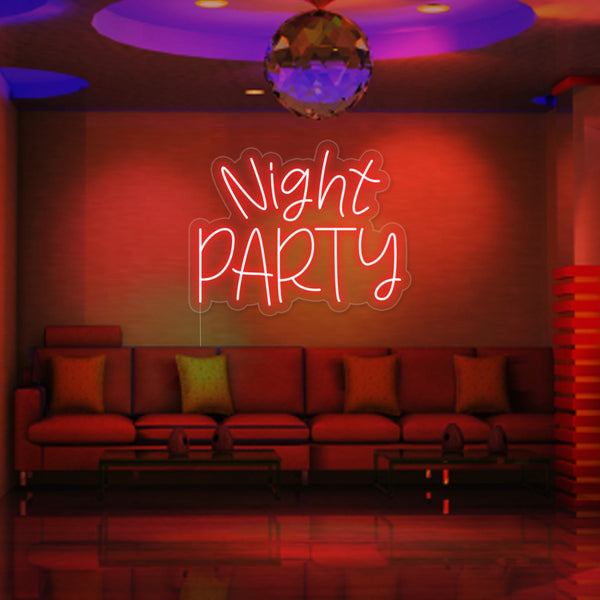 Night Party Neon Sign