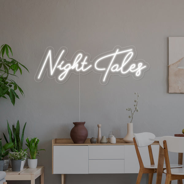 Night Tales Neon Sign