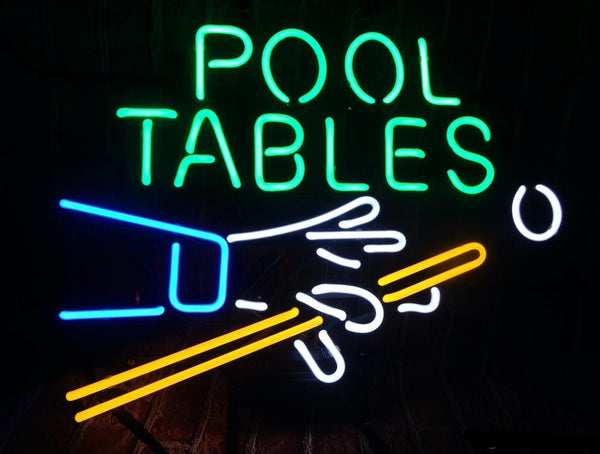 Pool Tables Billiards Neon Sign