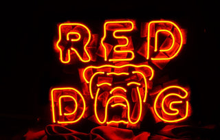 Red Dog Beer Neon Sign
