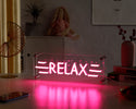 Relax Desk LED Neon Sign