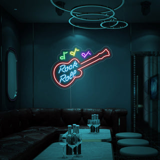 Rock Roll Neon Sign