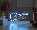 Rock Roll Desk LED Neon Sign