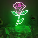 Rose Flower Desk LED Neon Sign