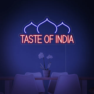 TASTE OF INDIA RESTAURANT Neon Sign