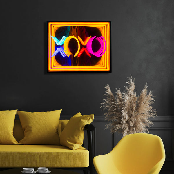 XOXO 3D Infinity LED Neon Sign