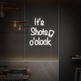 its Shots oClock Bar Neon Sign
