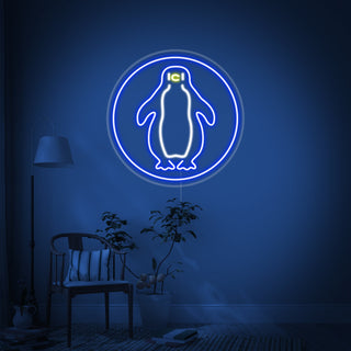 penguin Neon Sign