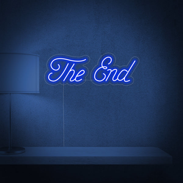 The End Neon Sign