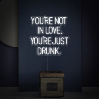 You Are Not In Love You Just Drunk Neon Sign